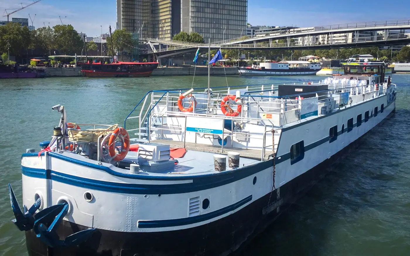 La Péniche de Sidonie, péniche, Aux portes de Paris, jusqu'à 140 personnes debout — photo 2